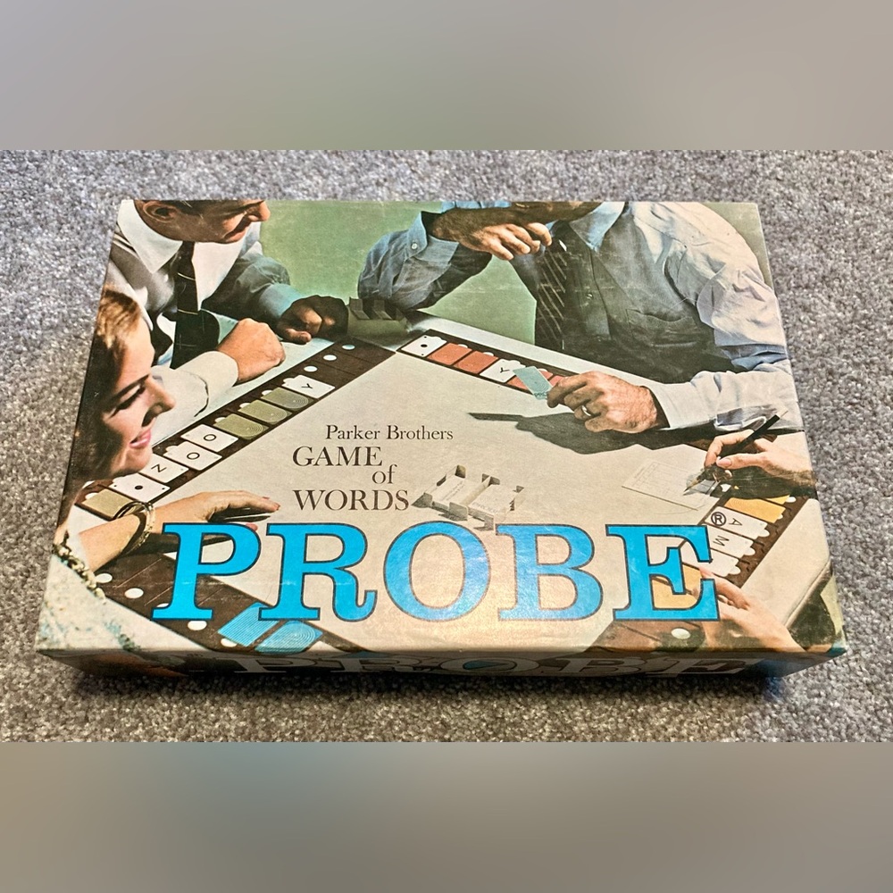 Vintage Probe 1964 Game of Words by Parker Brothers Complete Original Release